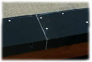 Соединения между собой карнизных планок