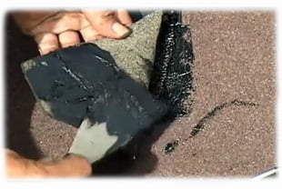 возле ендовы гибкая кровля отрезается