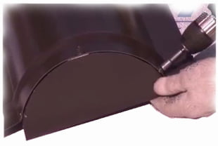 боковые заглушки конька