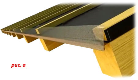 Деревянная обрешетка крыши