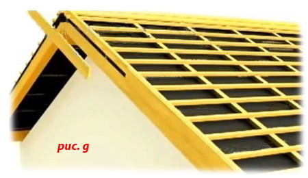 Деревянная обрешетка крыши