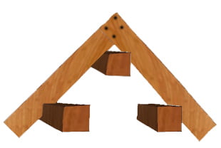 Монтажа стропил