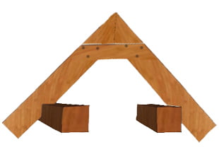 Монтаж стропильной системы