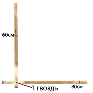 Сделать самому угол 90 градусов