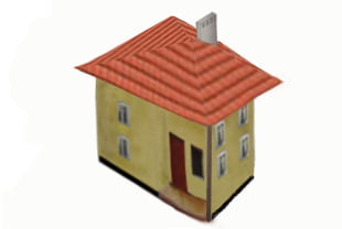 Четырех скатная крыша (Вальмовая)